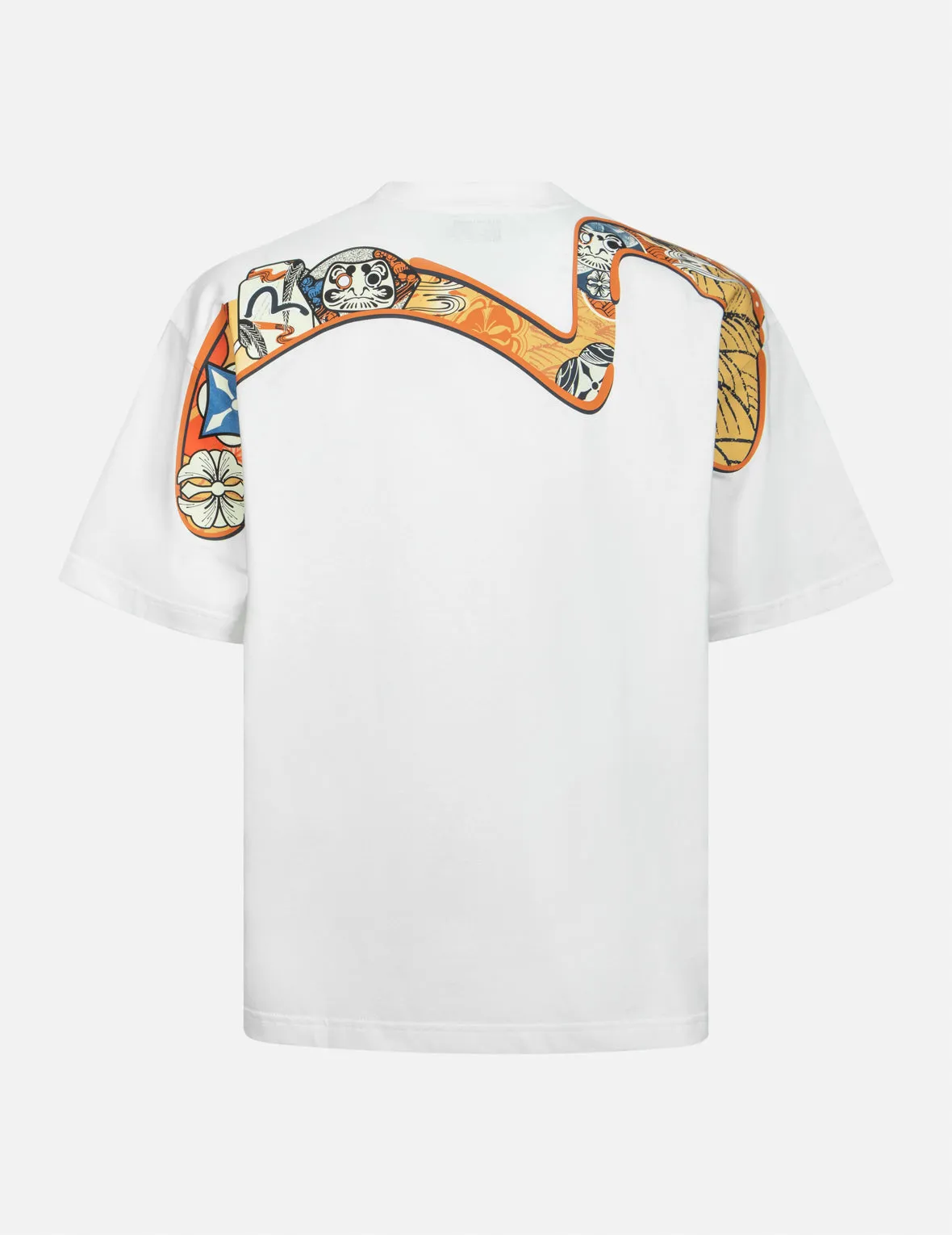 SPRING/ SUMMER COLLECTION 2025 Multi-Hanafuda Daruma and Daicock Print Loose Fit T-shirt
