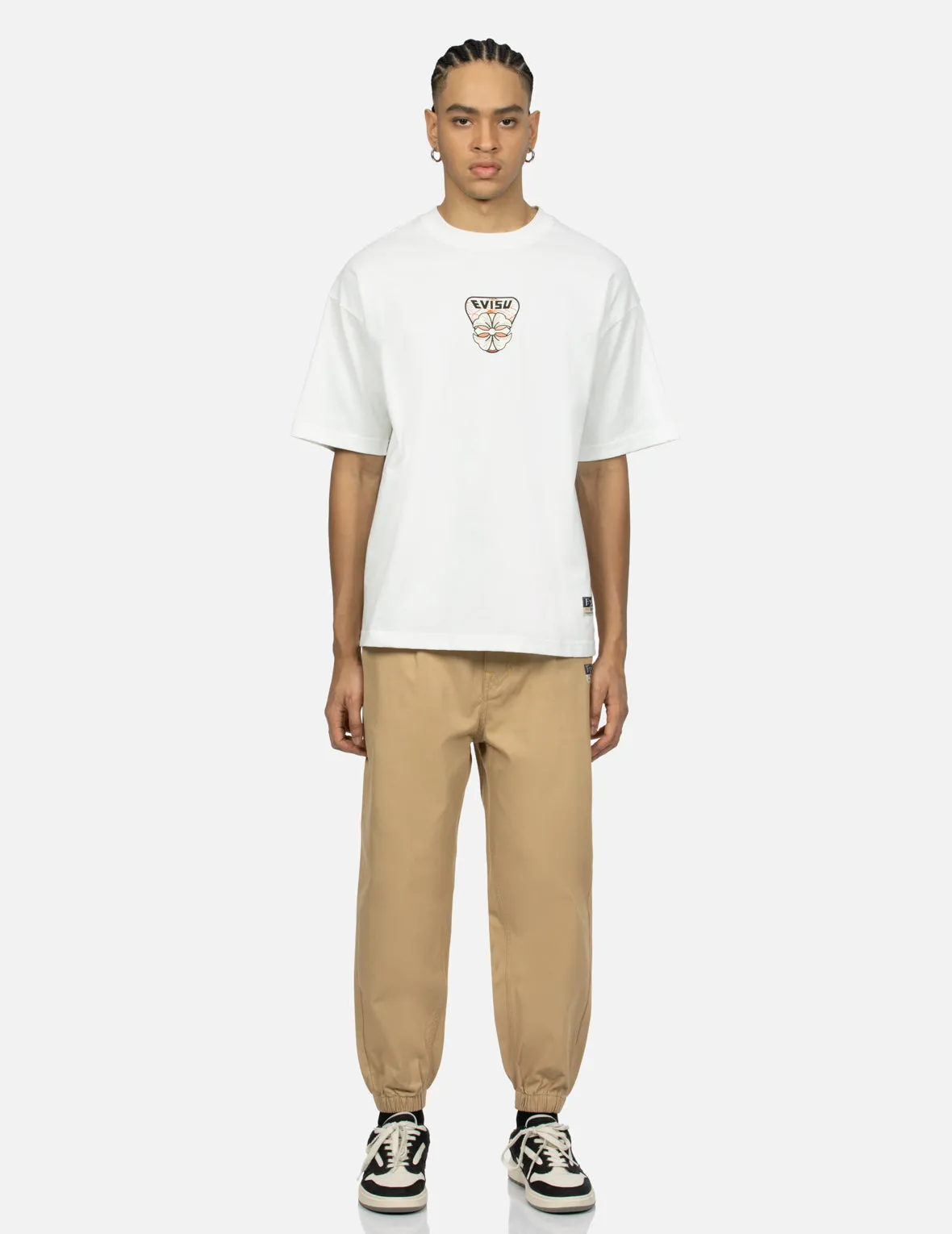 SPRING/ SUMMER COLLECTION 2025 Multi-Hanafuda Daruma and Daicock Print Loose Fit T-shirt