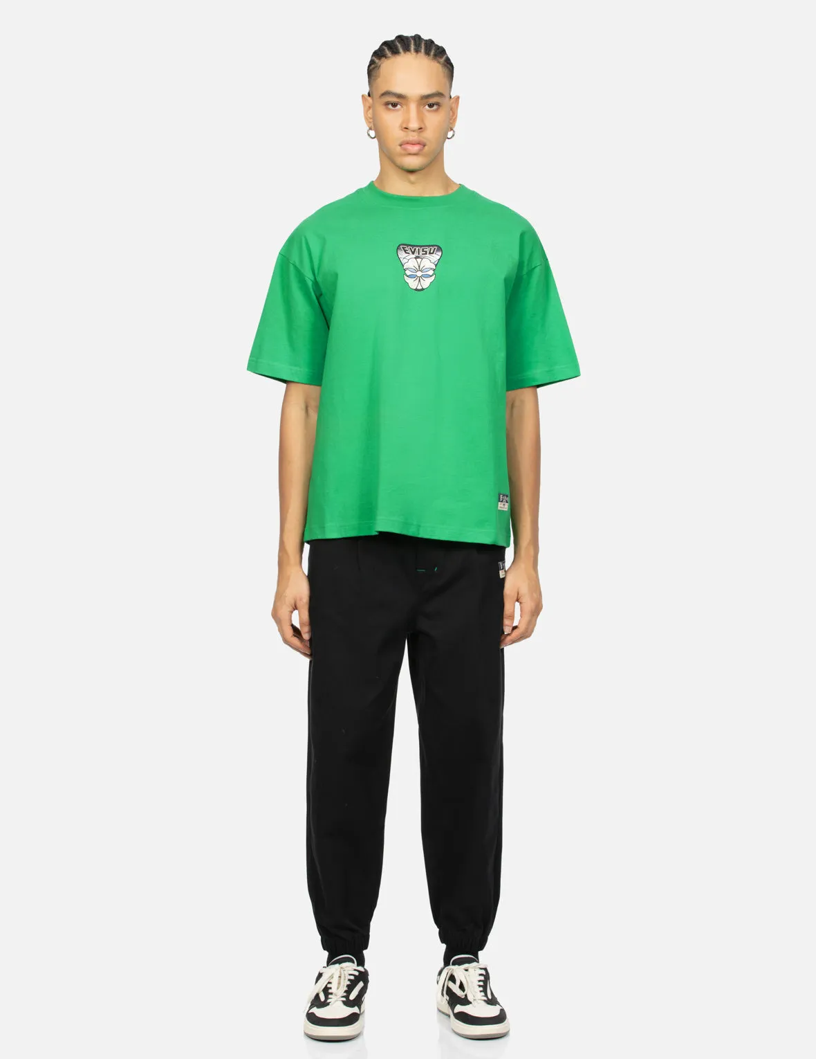 SPRING/ SUMMER COLLECTION 2025 Multi-Hanafuda Daruma and Daicock Print Loose Fit T-shirt