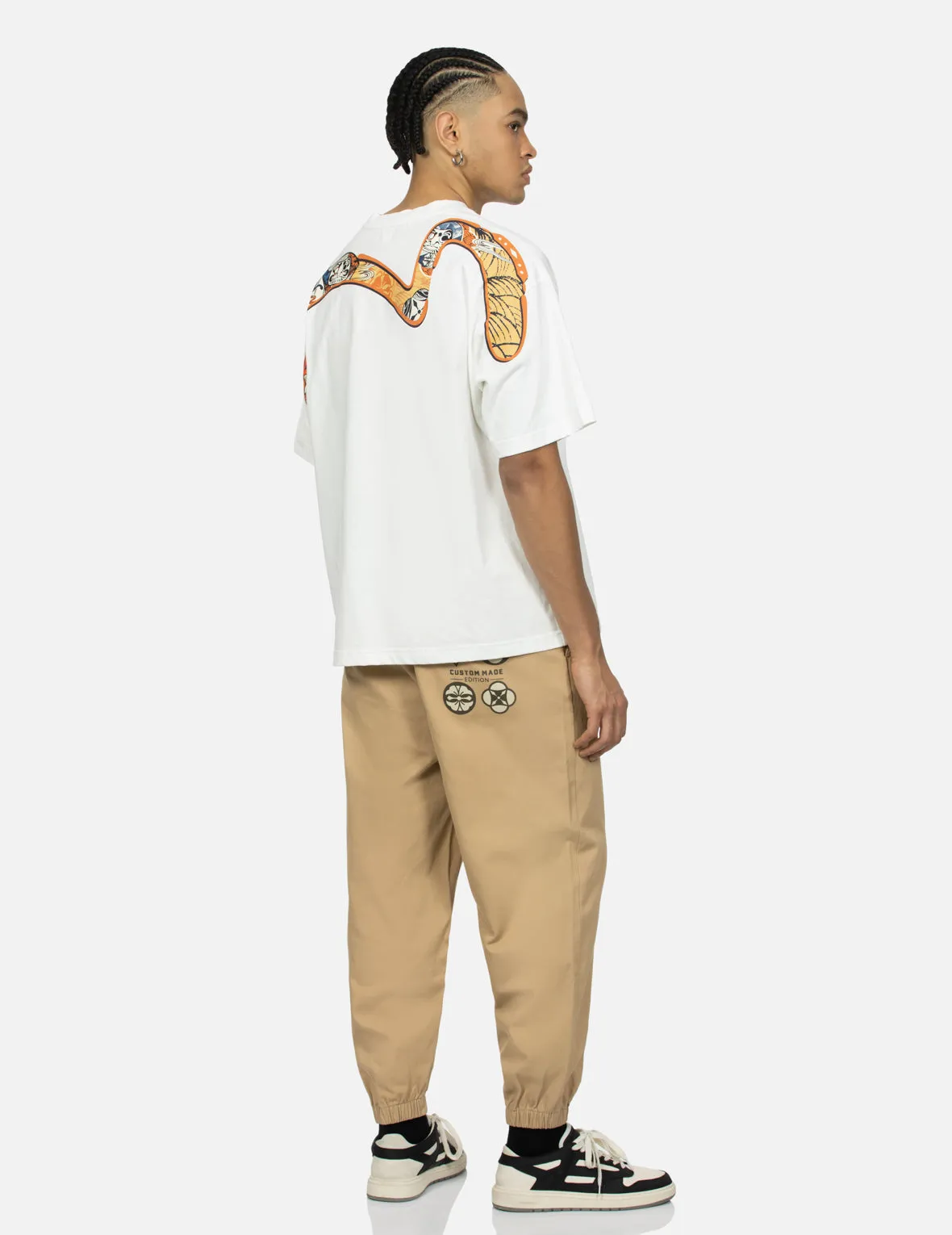 SPRING/ SUMMER COLLECTION 2025 Multi-Hanafuda Daruma and Daicock Print Loose Fit T-shirt