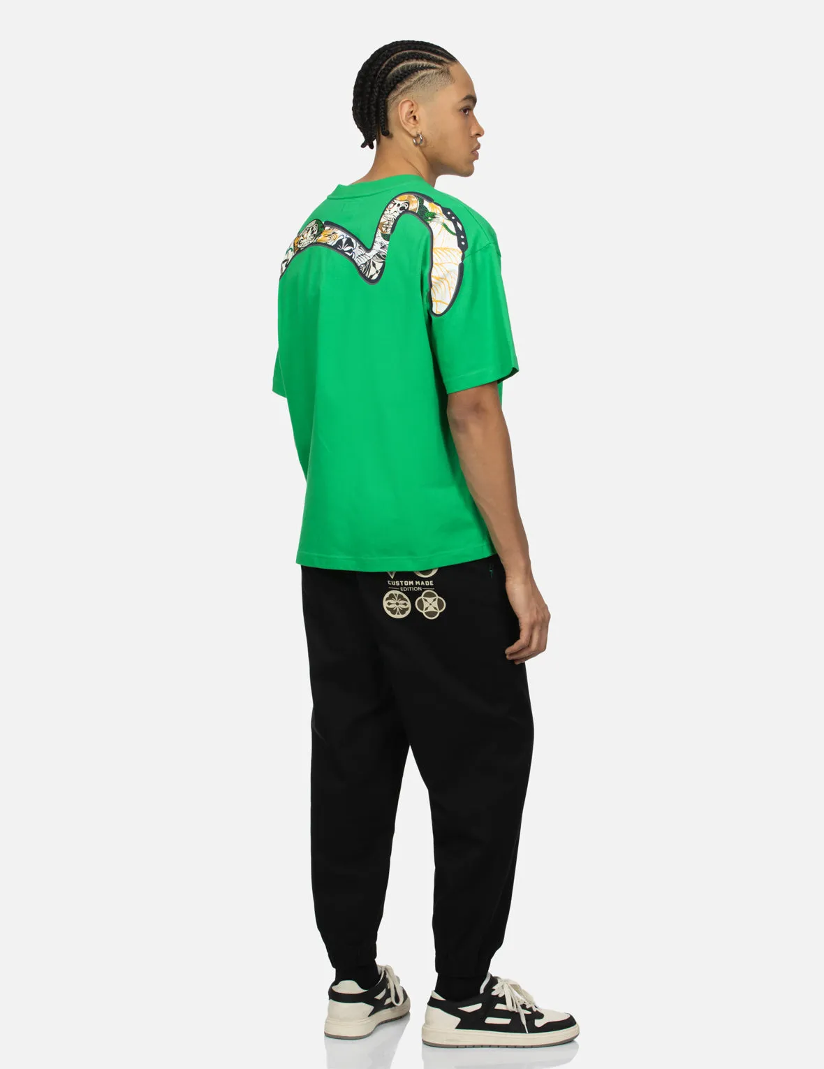 SPRING/ SUMMER COLLECTION 2025 Multi-Hanafuda Daruma and Daicock Print Loose Fit T-shirt