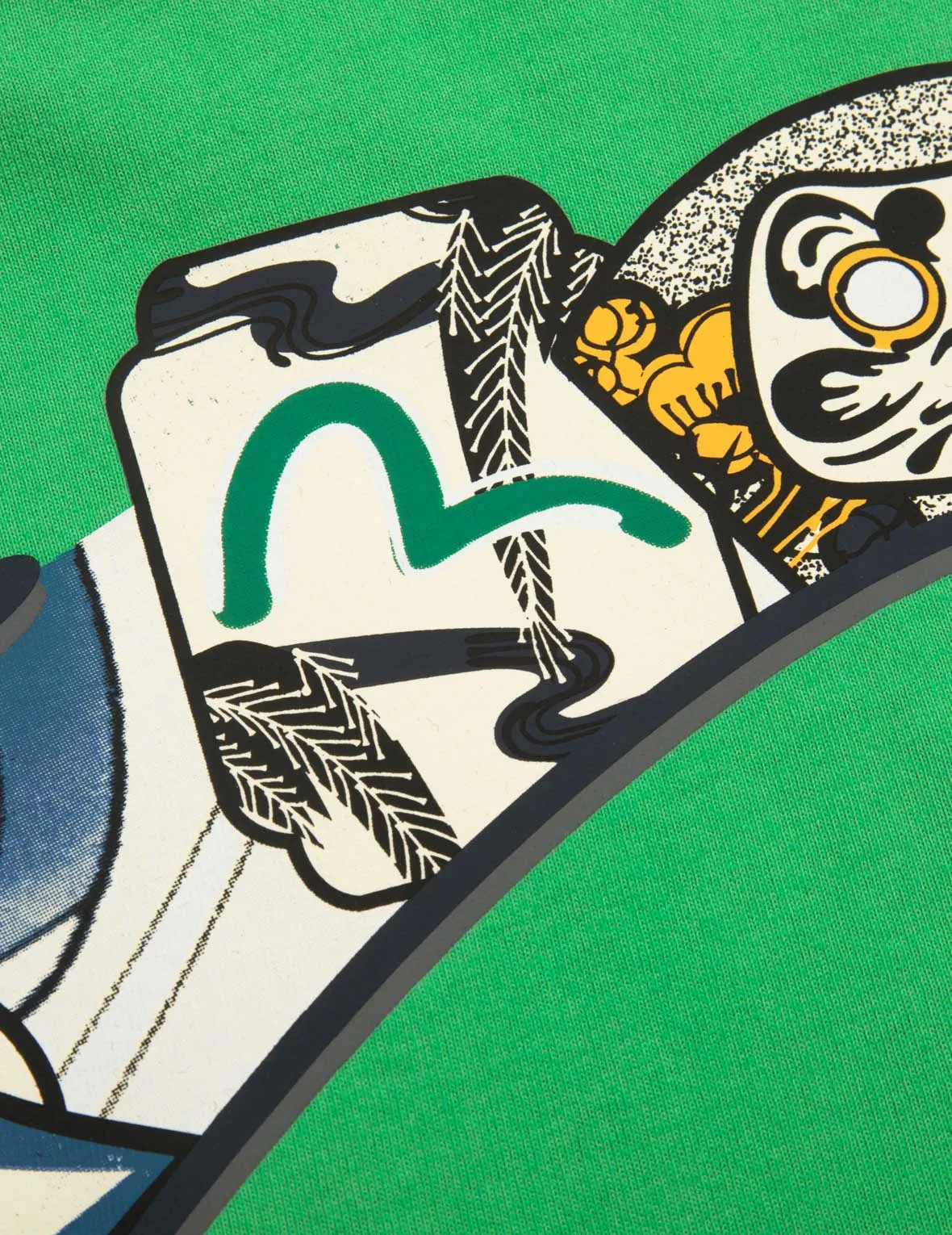 SPRING/ SUMMER COLLECTION 2025 Multi-Hanafuda Daruma and Daicock Print Loose Fit T-shirt