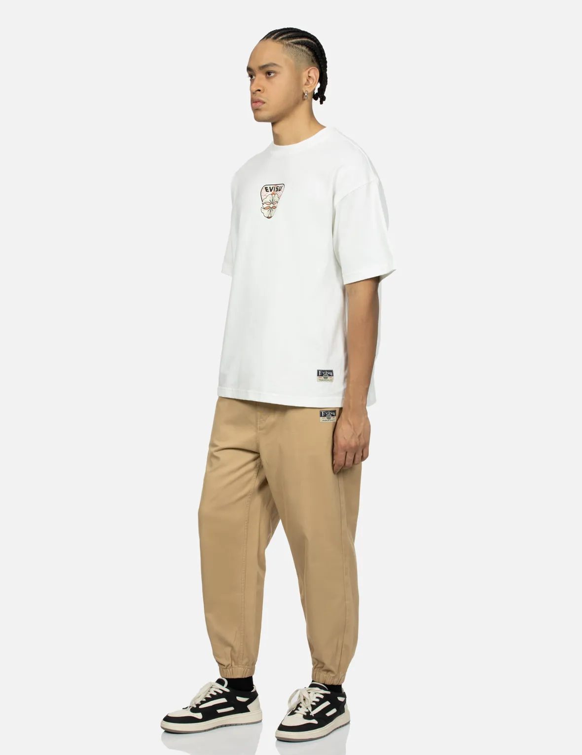 SPRING/ SUMMER COLLECTION 2025 Multi-Hanafuda Daruma and Daicock Print Loose Fit T-shirt
