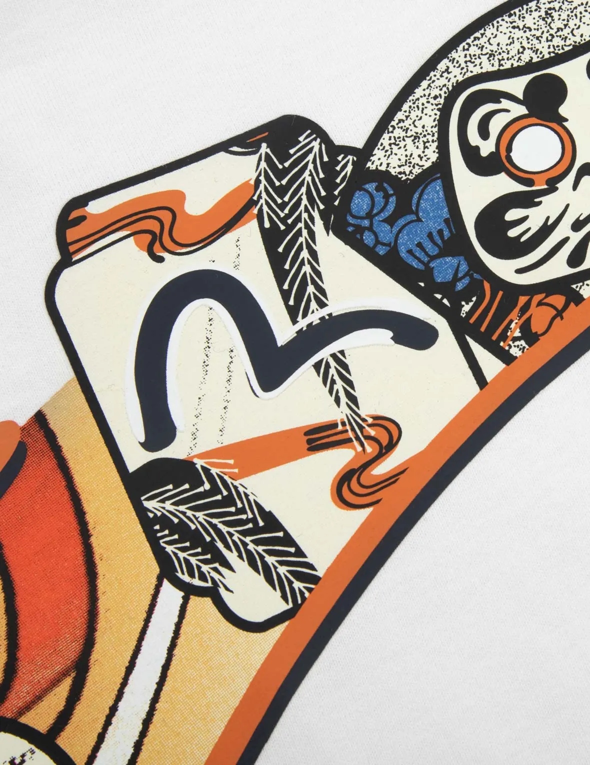 SPRING/ SUMMER COLLECTION 2025 Multi-Hanafuda Daruma and Daicock Print Loose Fit T-shirt