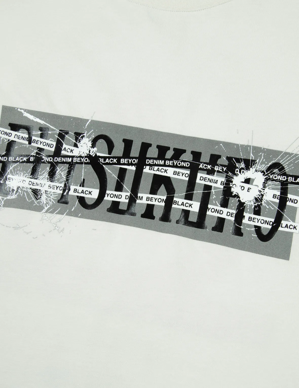 SPRING/ SUMMER COLLECTION 2025 Multi Logo and Fragile Glass Effect Print Regular Fit T-shirt