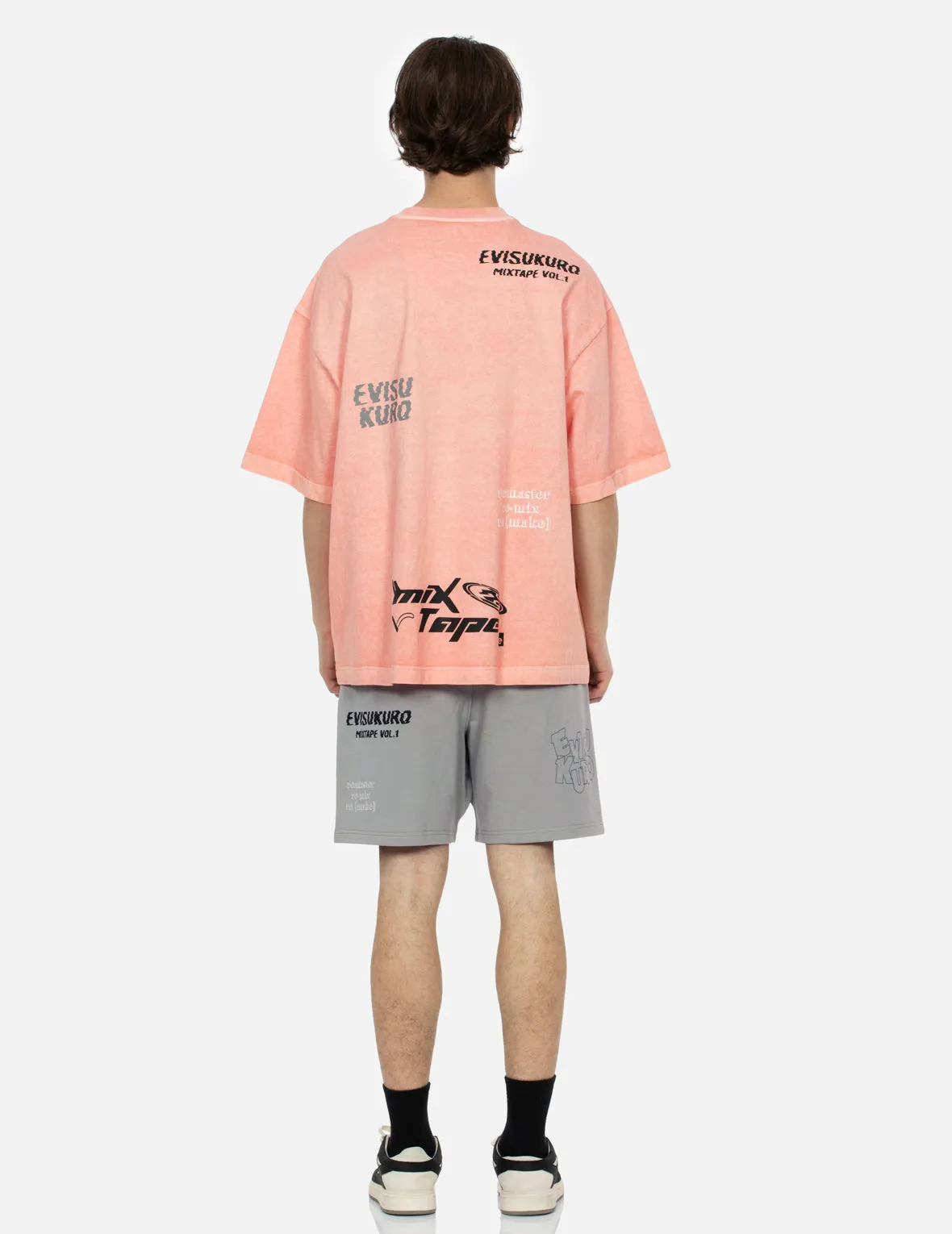 SPRING/ SUMMER COLLECTION 2025 Multi Logo Print Oversized T-Shirt