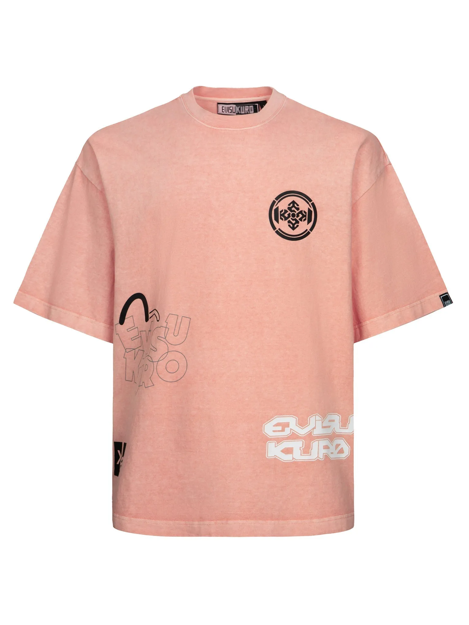 SPRING/ SUMMER COLLECTION 2025 Multi Logo Print Oversized T-Shirt