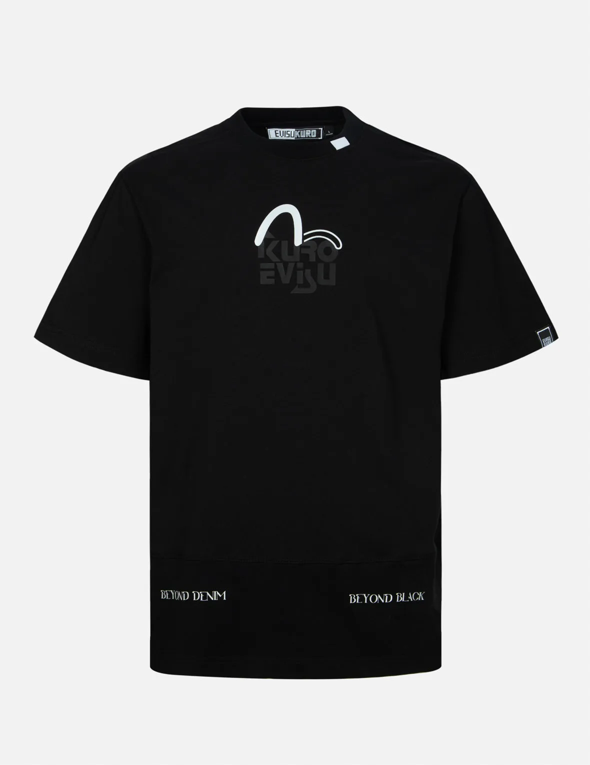 SPRING/ SUMMER COLLECTION 2025 Multi Logos and Overlock Stitching Regular Fit T-shirt