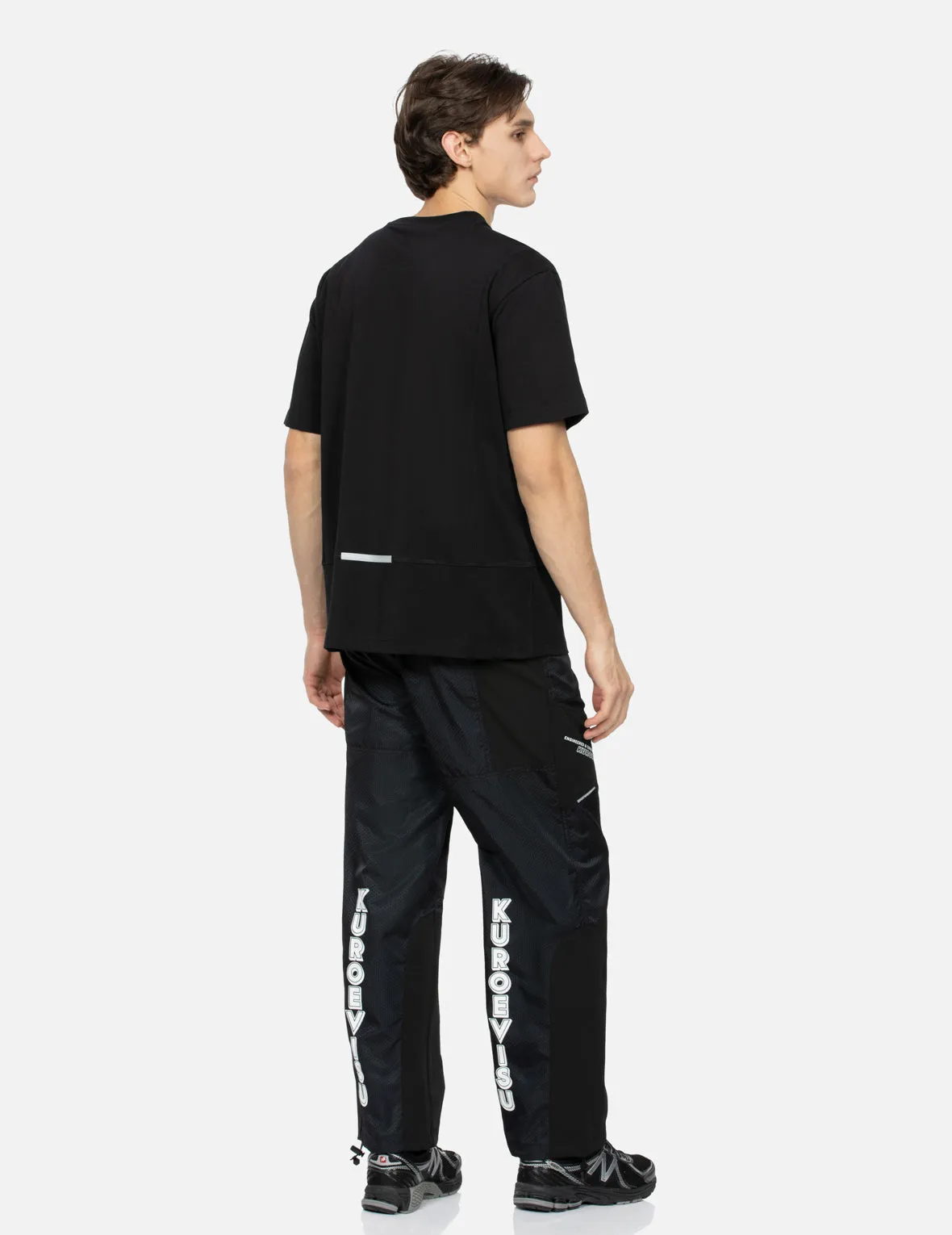 SPRING/ SUMMER COLLECTION 2025 Multi Logos and Overlock Stitching Regular Fit T-shirt