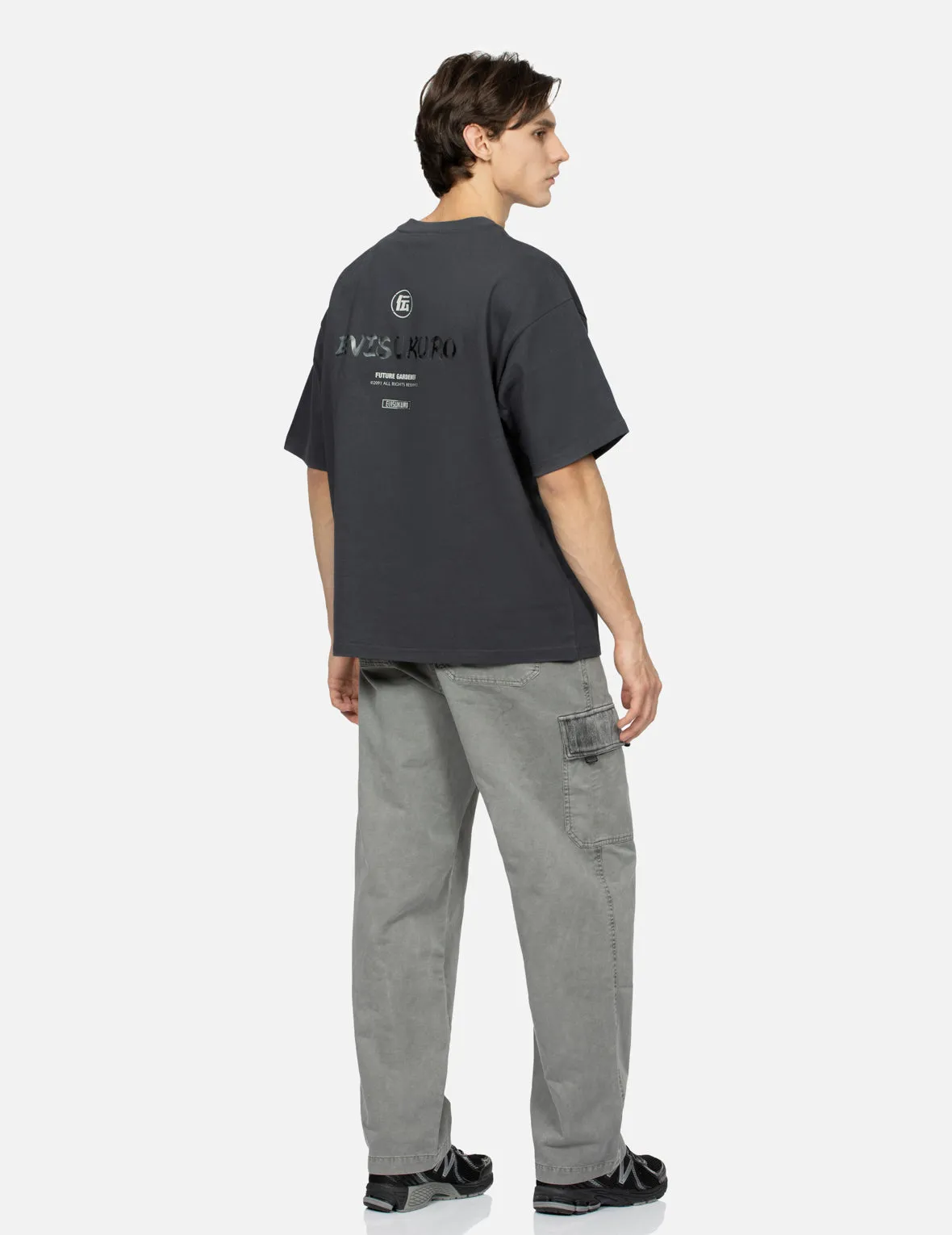SPRING/ SUMMER COLLECTION 2025 Multi Logos Print Loose Fit T-shirt