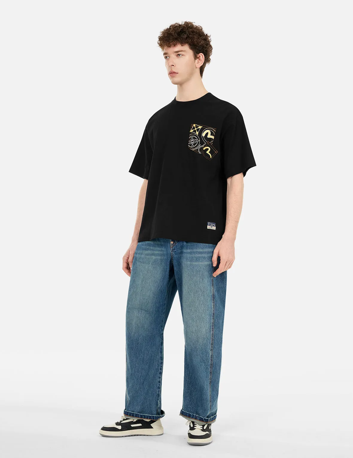 SPRING/ SUMMER COLLECTION 2025 Multi-Pocket and Multi-Print Loose Fit T-shirt