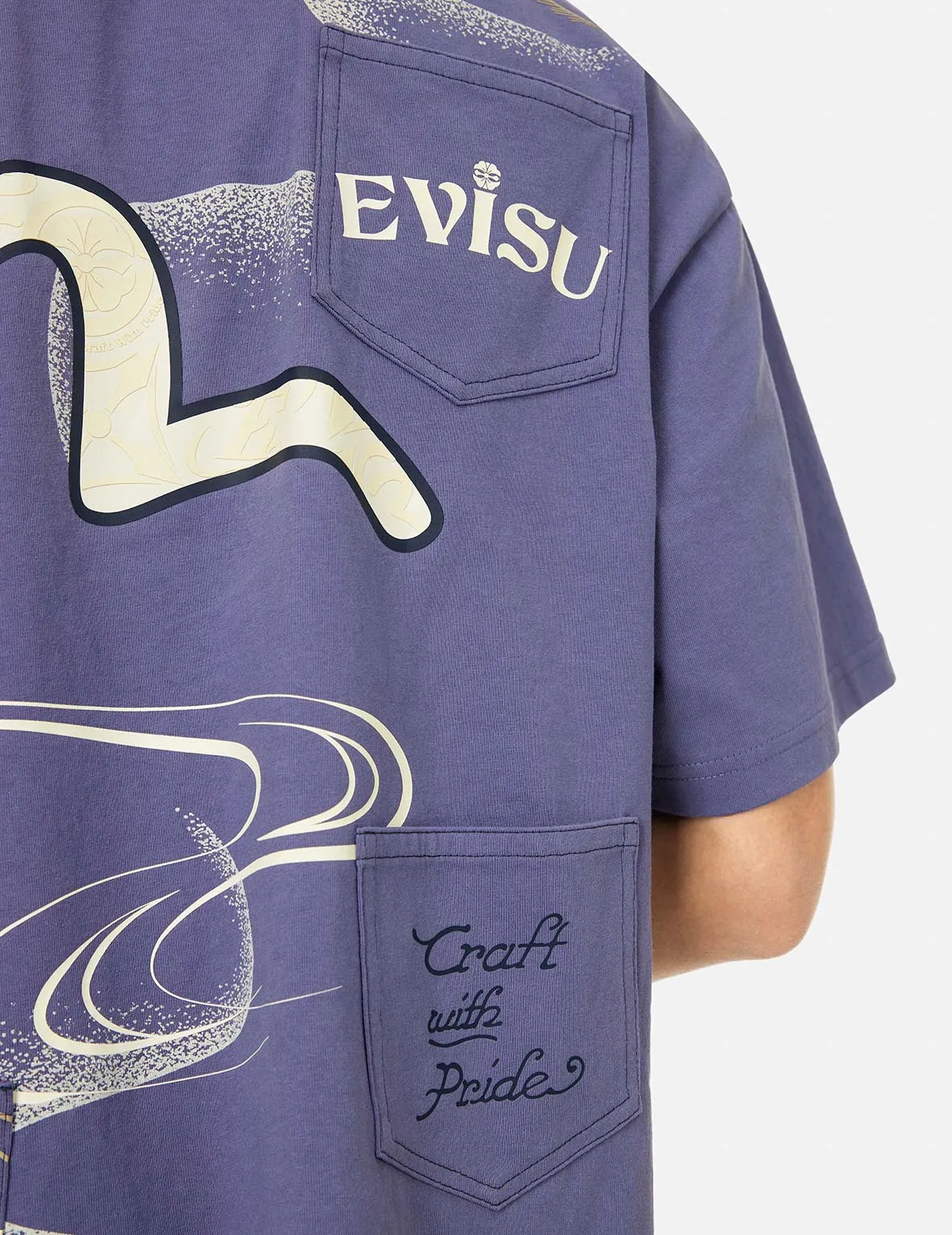 SPRING/ SUMMER COLLECTION 2025 Multi-Pocket and Multi-Print Loose Fit T-shirt