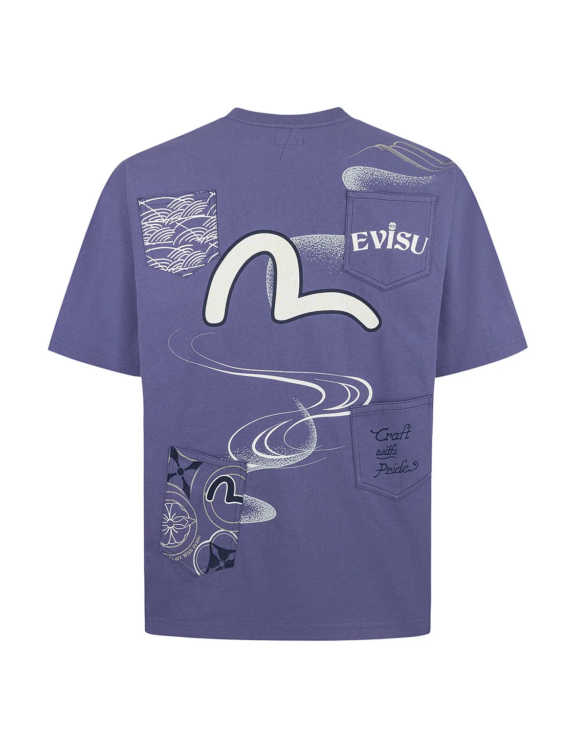 SPRING/ SUMMER COLLECTION 2025 Multi-Pocket and Multi-Print Loose Fit T-shirt