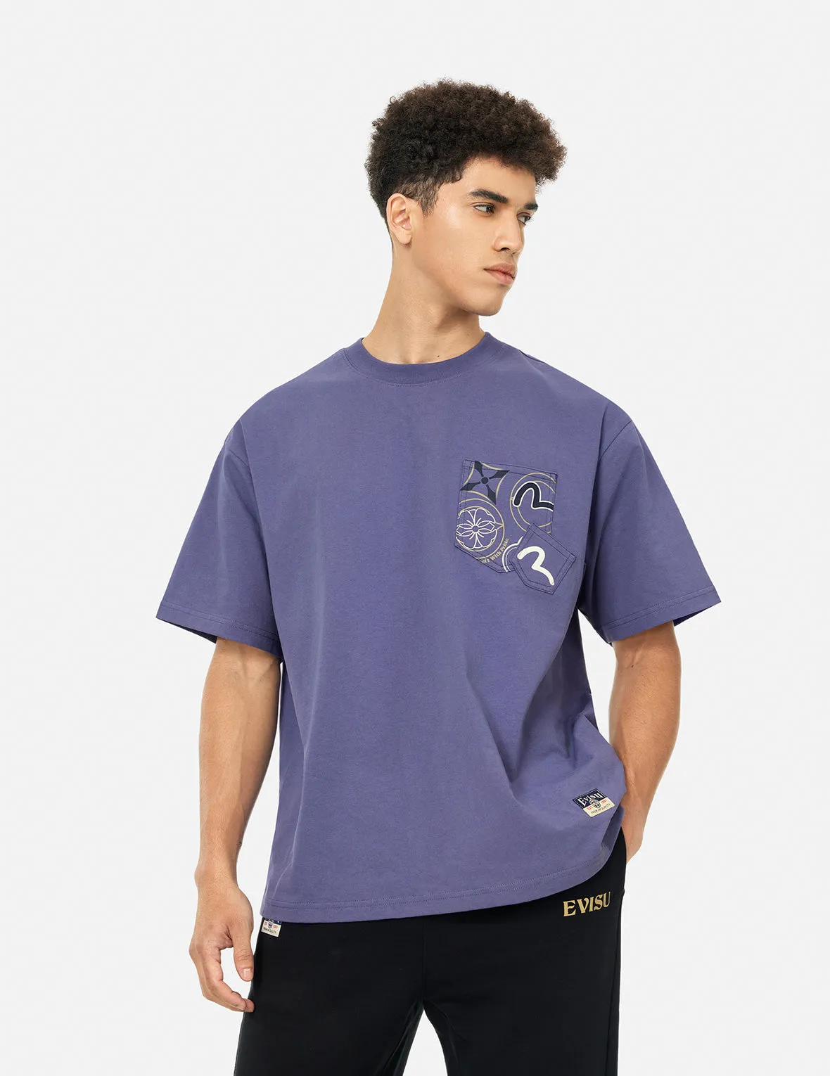 SPRING/ SUMMER COLLECTION 2025 Multi-Pocket and Multi-Print Loose Fit T-shirt