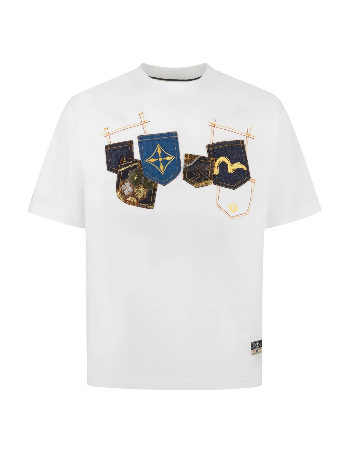 SPRING/ SUMMER COLLECTION 2025 Multi-Pocket and Multi-Print Relax Fit T-shirt