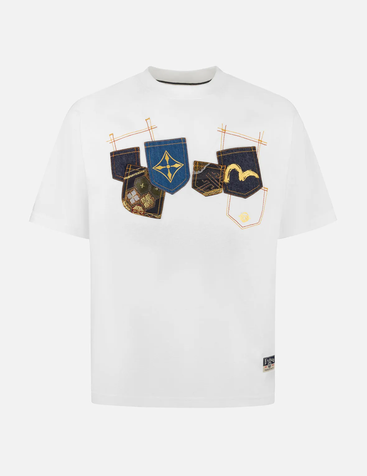 SPRING/ SUMMER COLLECTION 2025 Multi-Pocket and Multi-Print Relax Fit T-shirt