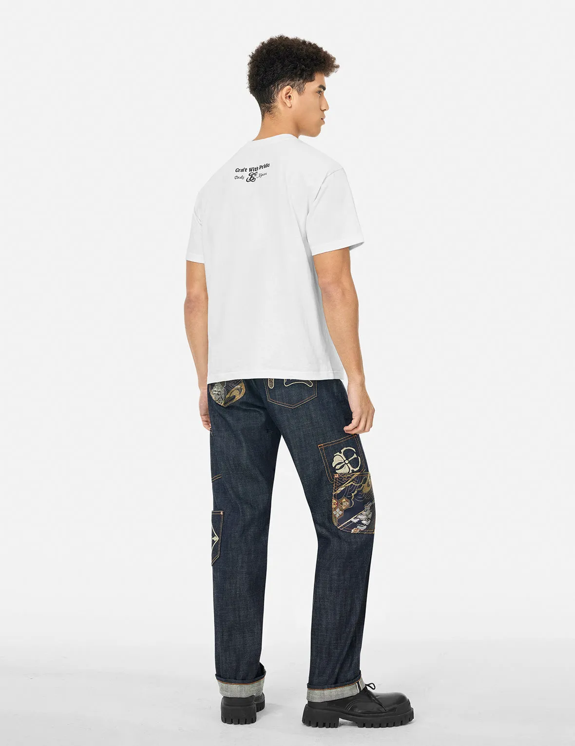 SPRING/ SUMMER COLLECTION 2025 Multi-Pocket and Multi-Print Relax Fit T-shirt