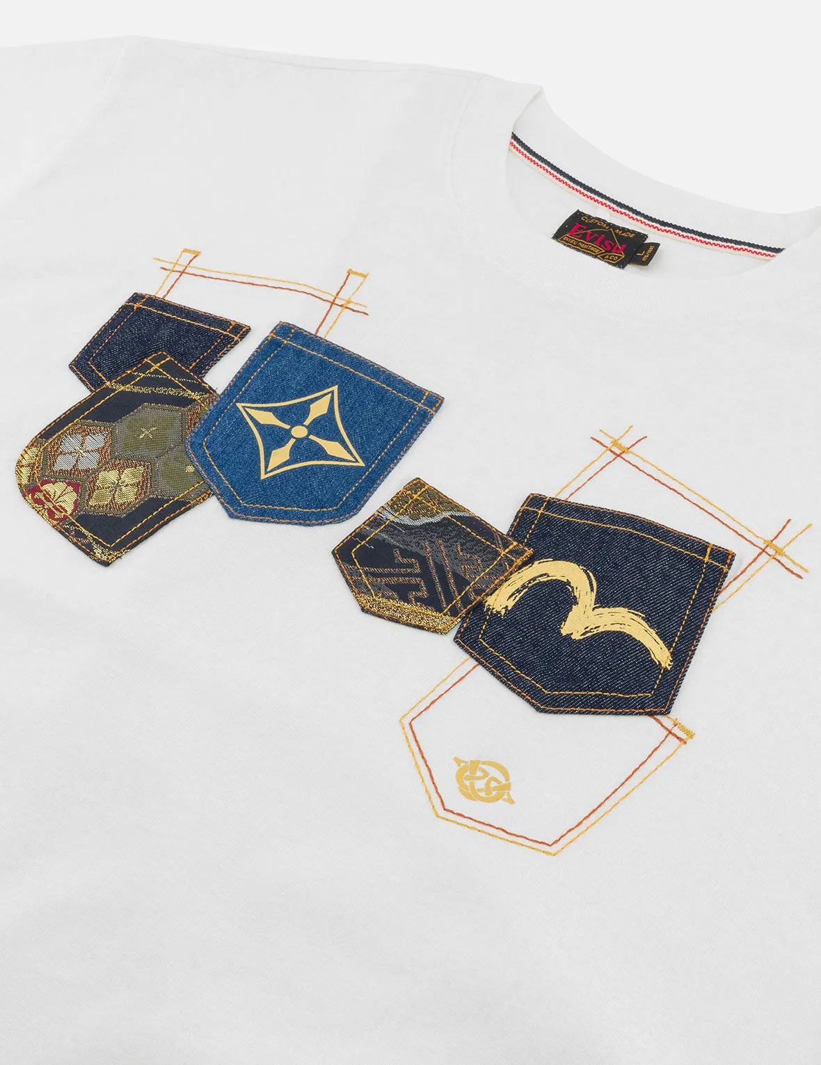 SPRING/ SUMMER COLLECTION 2025 Multi-Pocket and Multi-Print Relax Fit T-shirt
