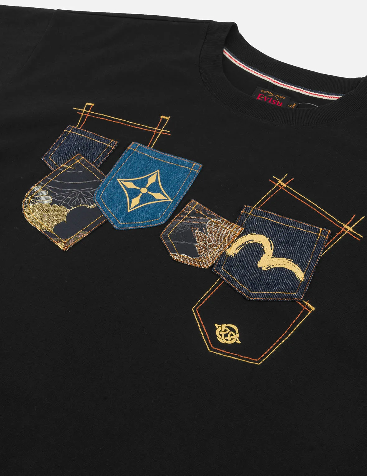 SPRING/ SUMMER COLLECTION 2025 Multi-Pocket and Multi-Print Relax Fit T-shirt