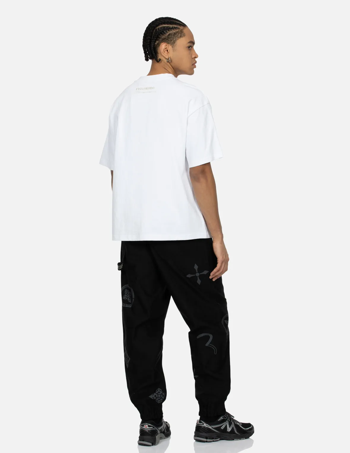 SPRING/ SUMMER COLLECTION 2025 Paisley Check Insert Seagull Loose Fit T-shirt