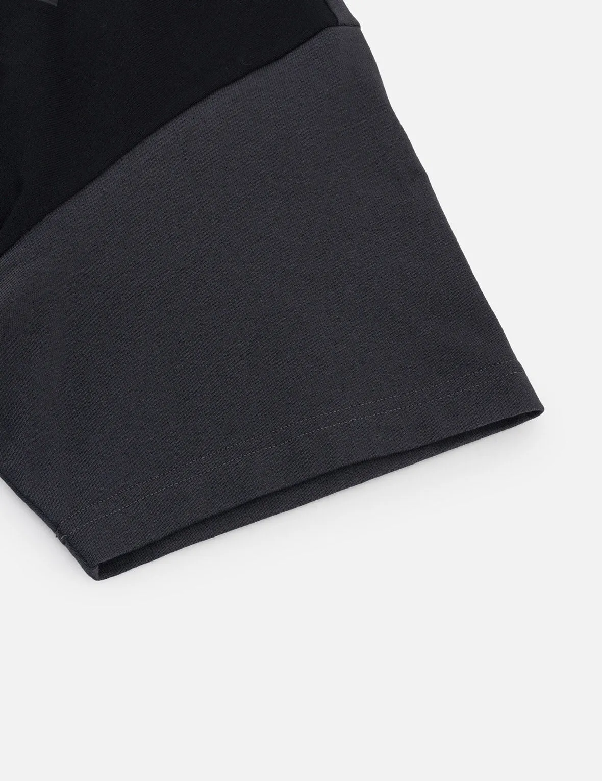 SPRING/ SUMMER COLLECTION 2025 Panel design with Multi Labels Relax Fit T-Shirt