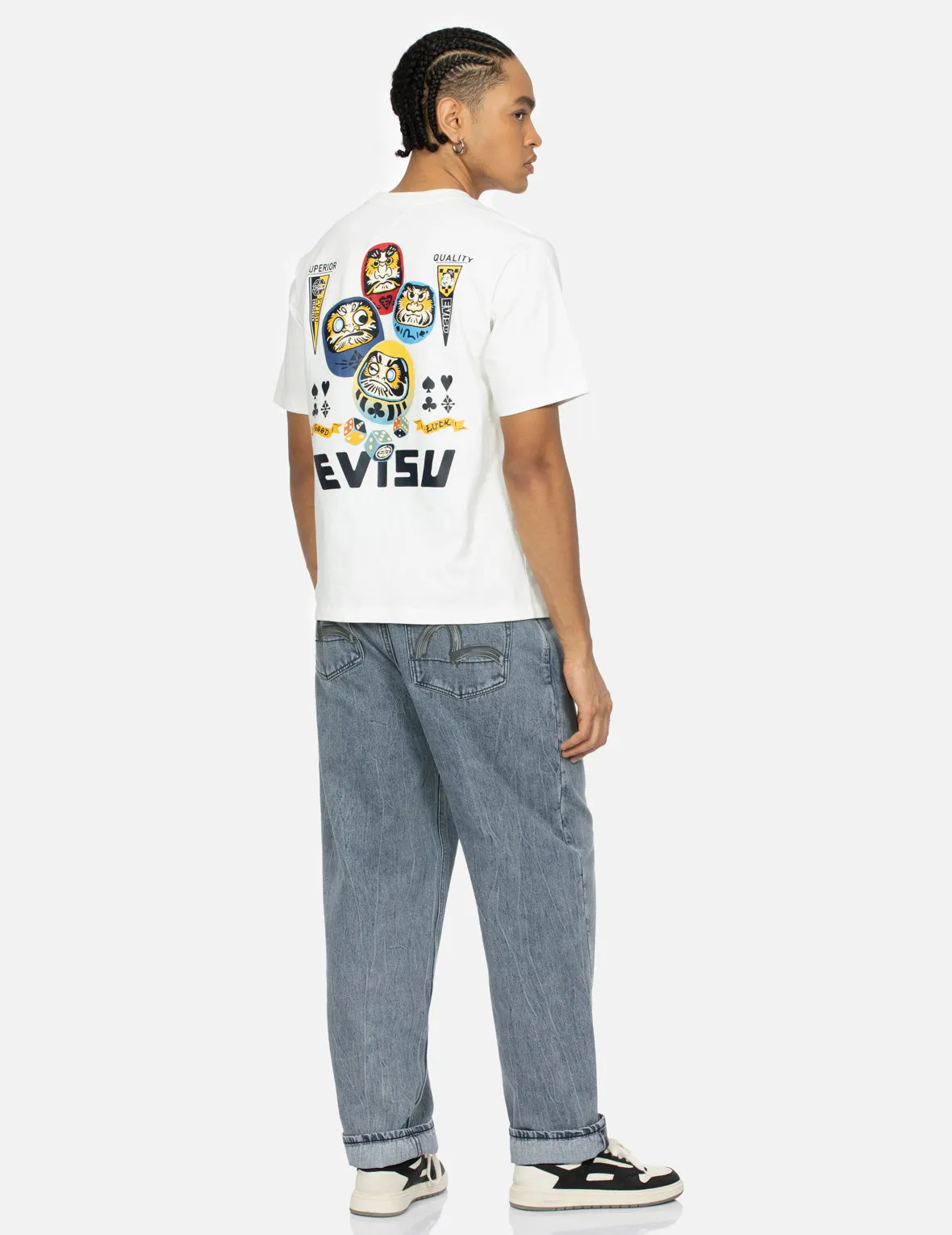 SPRING/ SUMMER COLLECTION 2025 Playful Daruma Print Regular Fit T-shirt