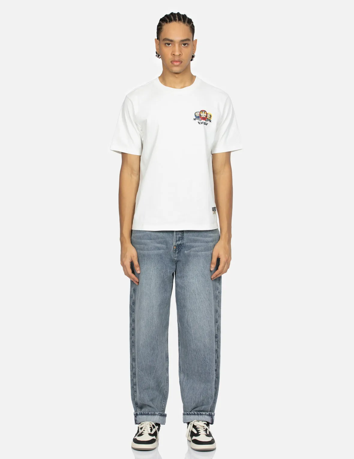 SPRING/ SUMMER COLLECTION 2025 Playful Daruma Print Regular Fit T-shirt
