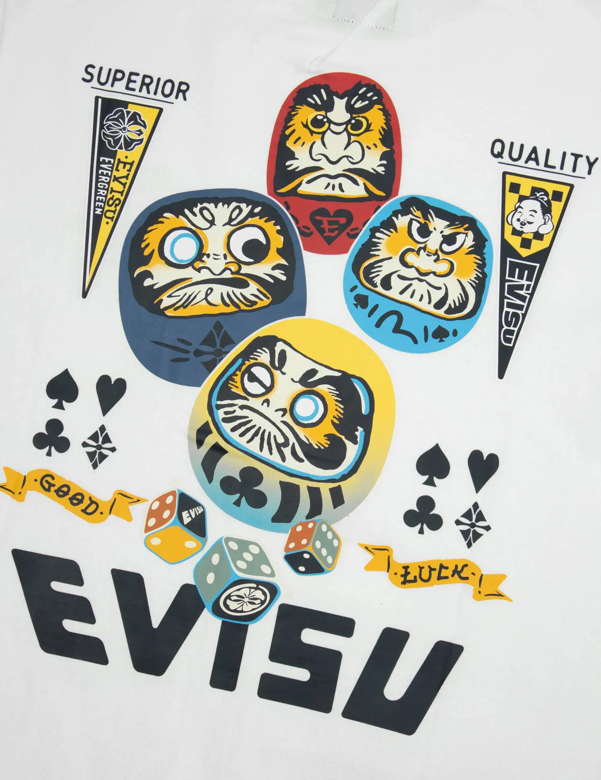 SPRING/ SUMMER COLLECTION 2025 Playful Daruma Print Regular Fit T-shirt