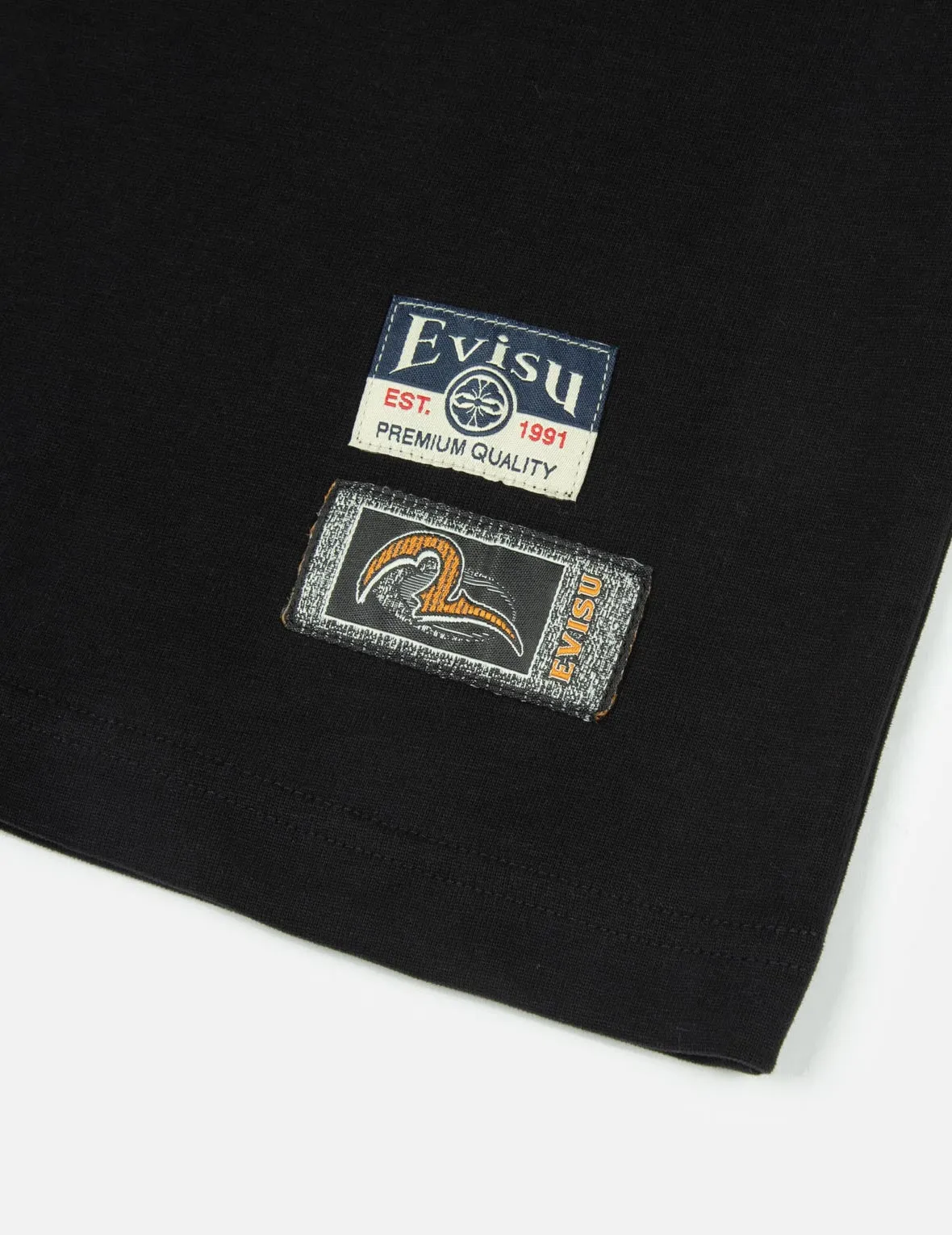 SPRING/ SUMMER COLLECTION 2025 Pocket-shaped Daruma Daicock Print Relax Fit T-shirt