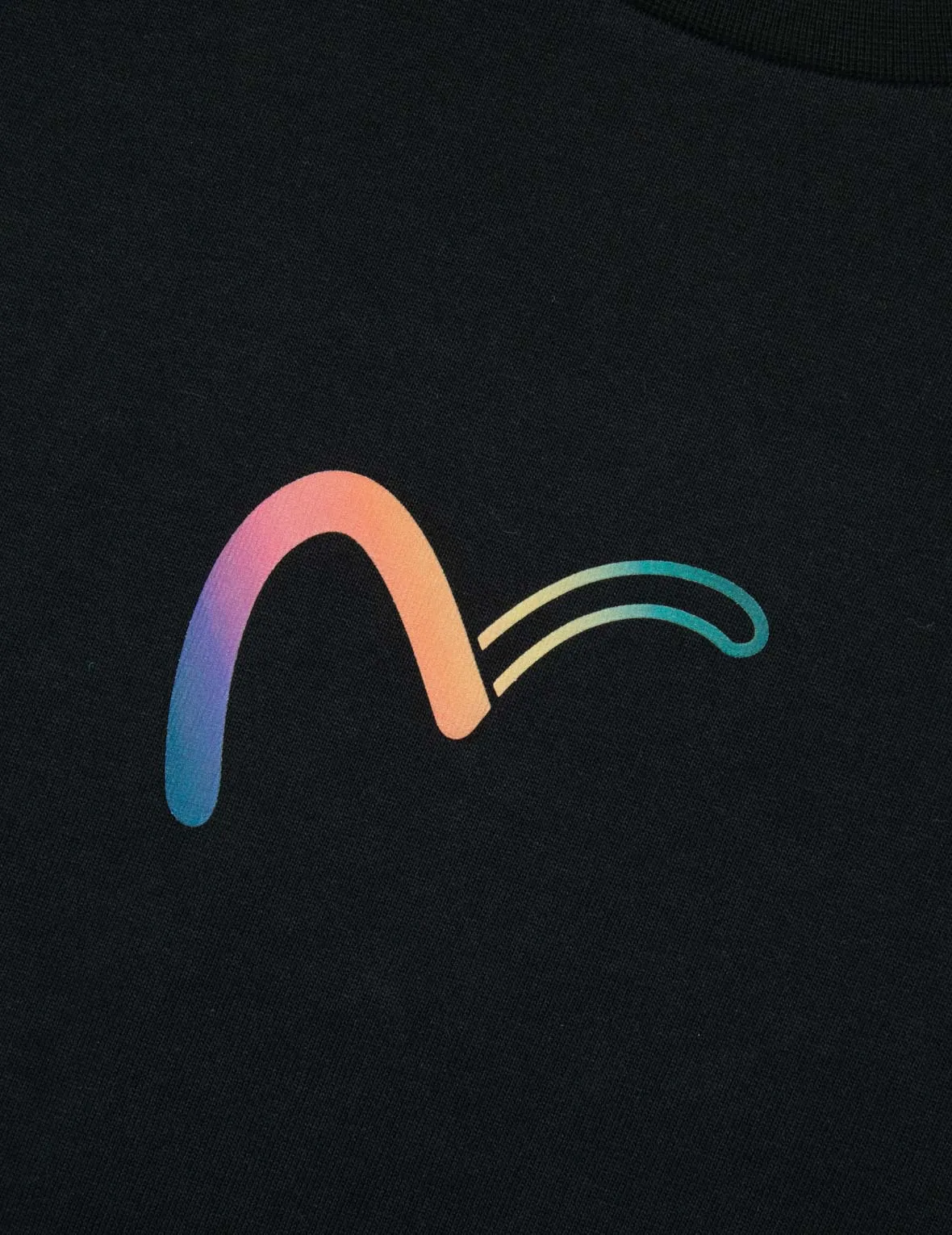 SPRING/ SUMMER COLLECTION 2025 Rainbow Seagull and Logo Print Oversized T-Shirt