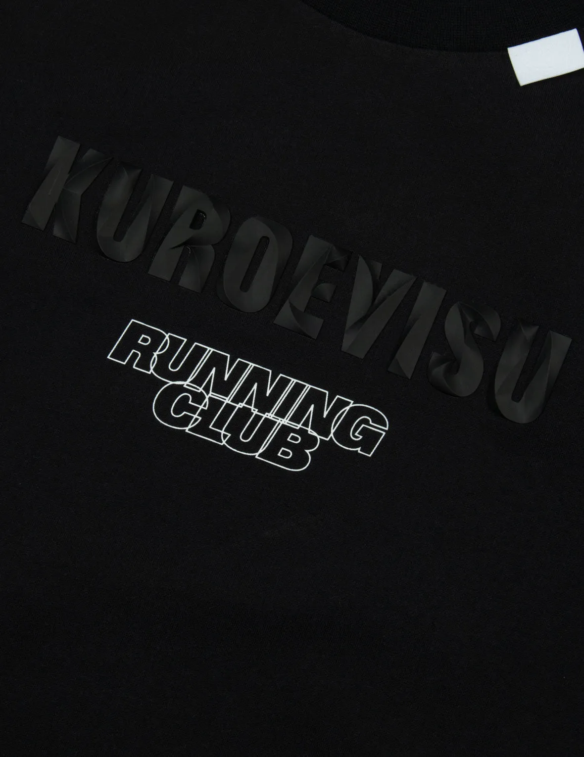 SPRING/ SUMMER COLLECTION 2025 Reflective Strapped and 3D Kamon Print Regular Fit T-Shirt