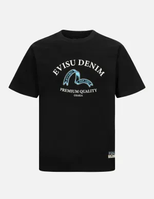 SPRING/ SUMMER COLLECTION 2025 Ribbon Seagull and Logo Print Regular Fit T-shirt