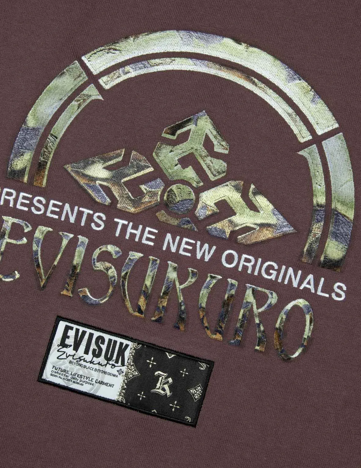 SPRING/ SUMMER COLLECTION 2025 Rock-textured Print and Logo Embroidery Loose Fit T-shirt