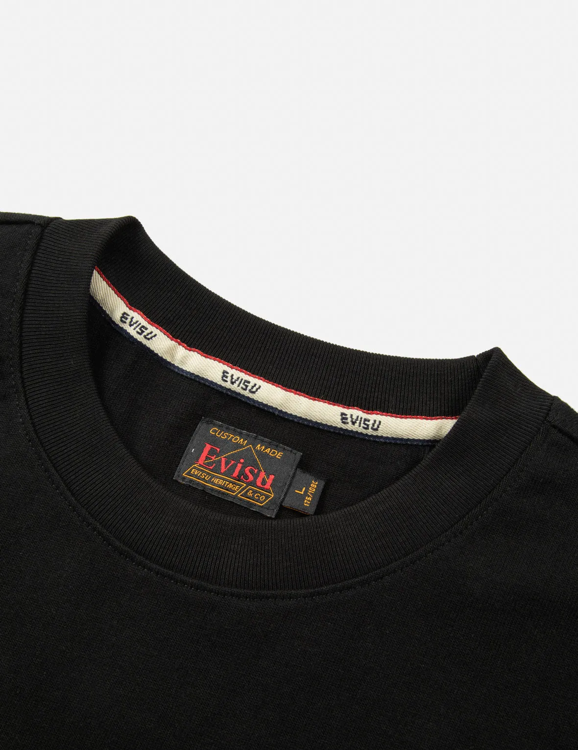 SPRING/ SUMMER COLLECTION 2025 Sea God Print and Seagull Brocade Appliqué  Regular Fit T-shirt
