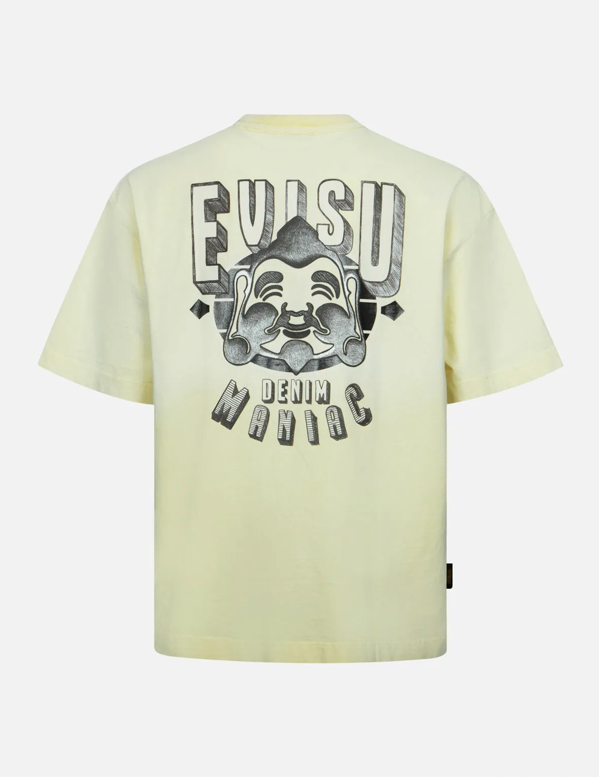 SPRING/ SUMMER COLLECTION 2025 Seagull and Brushstroke-style Godhead Print Loose Fit T-shirt