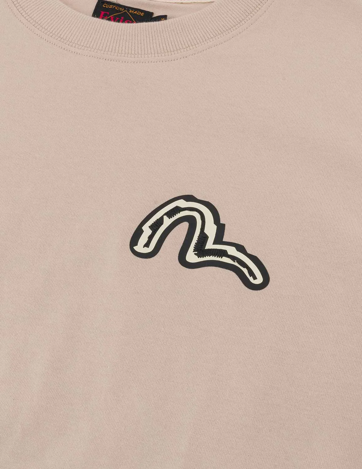 SPRING/ SUMMER COLLECTION 2025 Seagull and Daruma Totem Print Regular Fit T-shirt