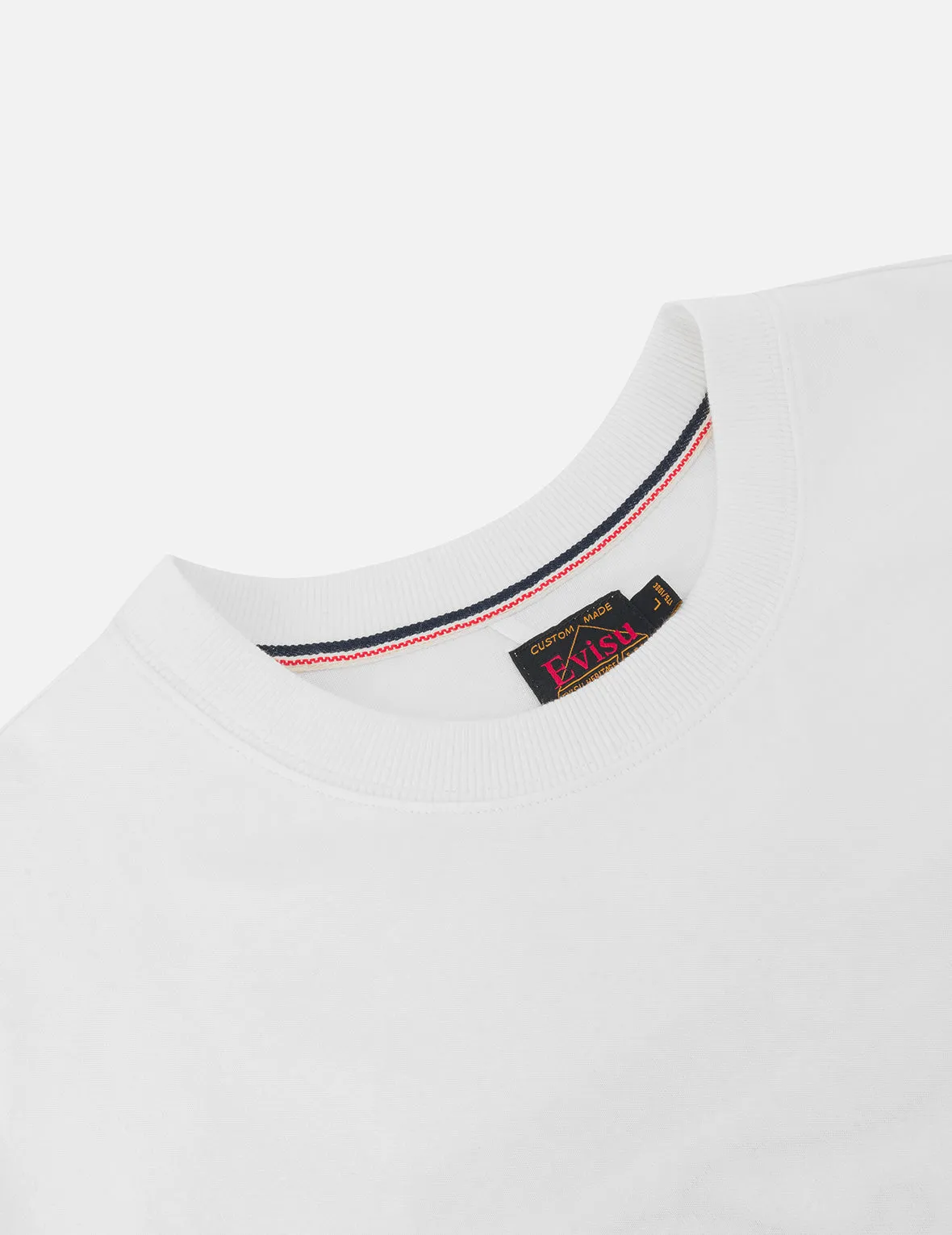 SPRING/ SUMMER COLLECTION 2025 Seagull and Daruma Totem Print Regular Fit T-shirt