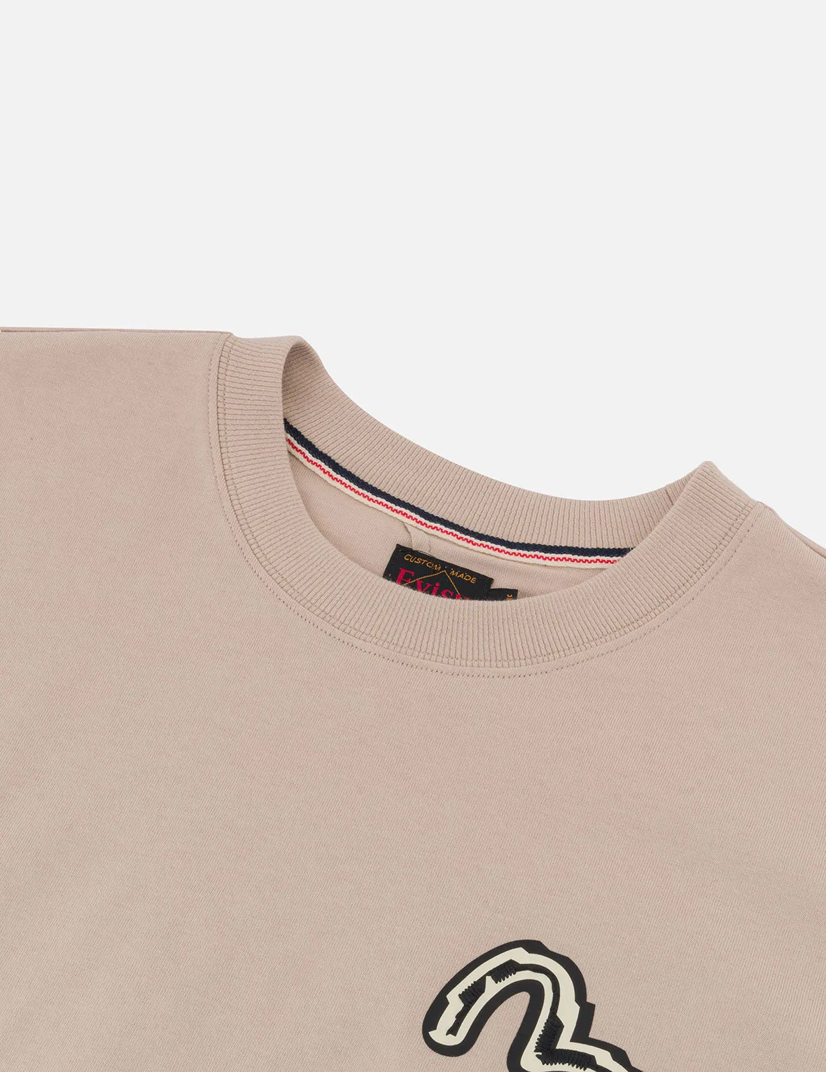 SPRING/ SUMMER COLLECTION 2025 Seagull and Daruma Totem Print Regular Fit T-shirt