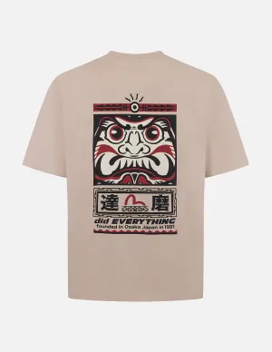 SPRING/ SUMMER COLLECTION 2025 Seagull and Daruma Totem Print Regular Fit T-shirt