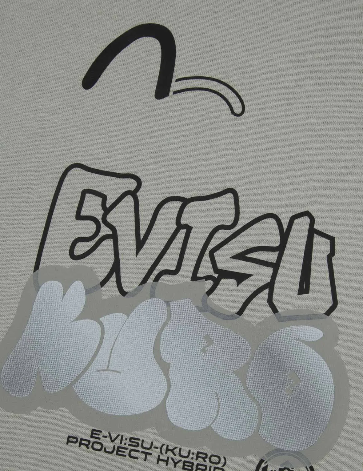 SPRING/ SUMMER COLLECTION 2025 Seagull and Graffiti Logo Print Relax Fit T-Shirt