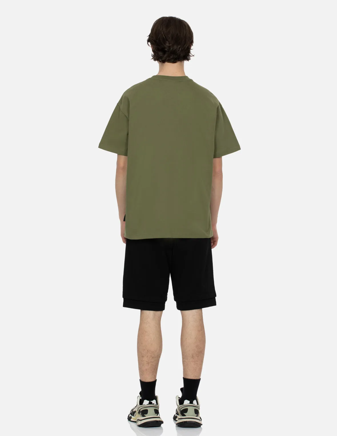 SPRING/ SUMMER COLLECTION 2025 Seagull and Graffiti Logo Print Relax Fit T-Shirt