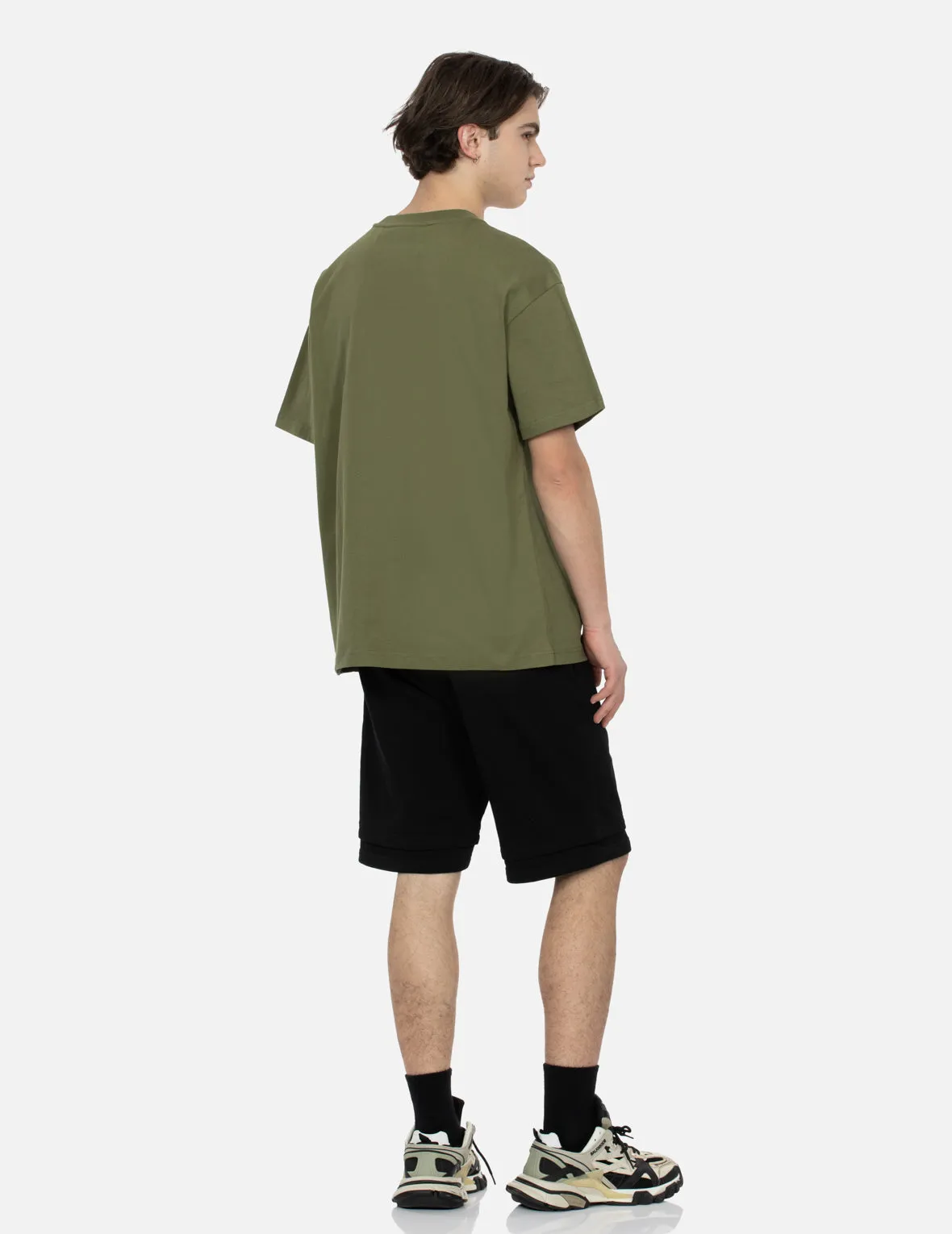 SPRING/ SUMMER COLLECTION 2025 Seagull and Graffiti Logo Print Relax Fit T-Shirt