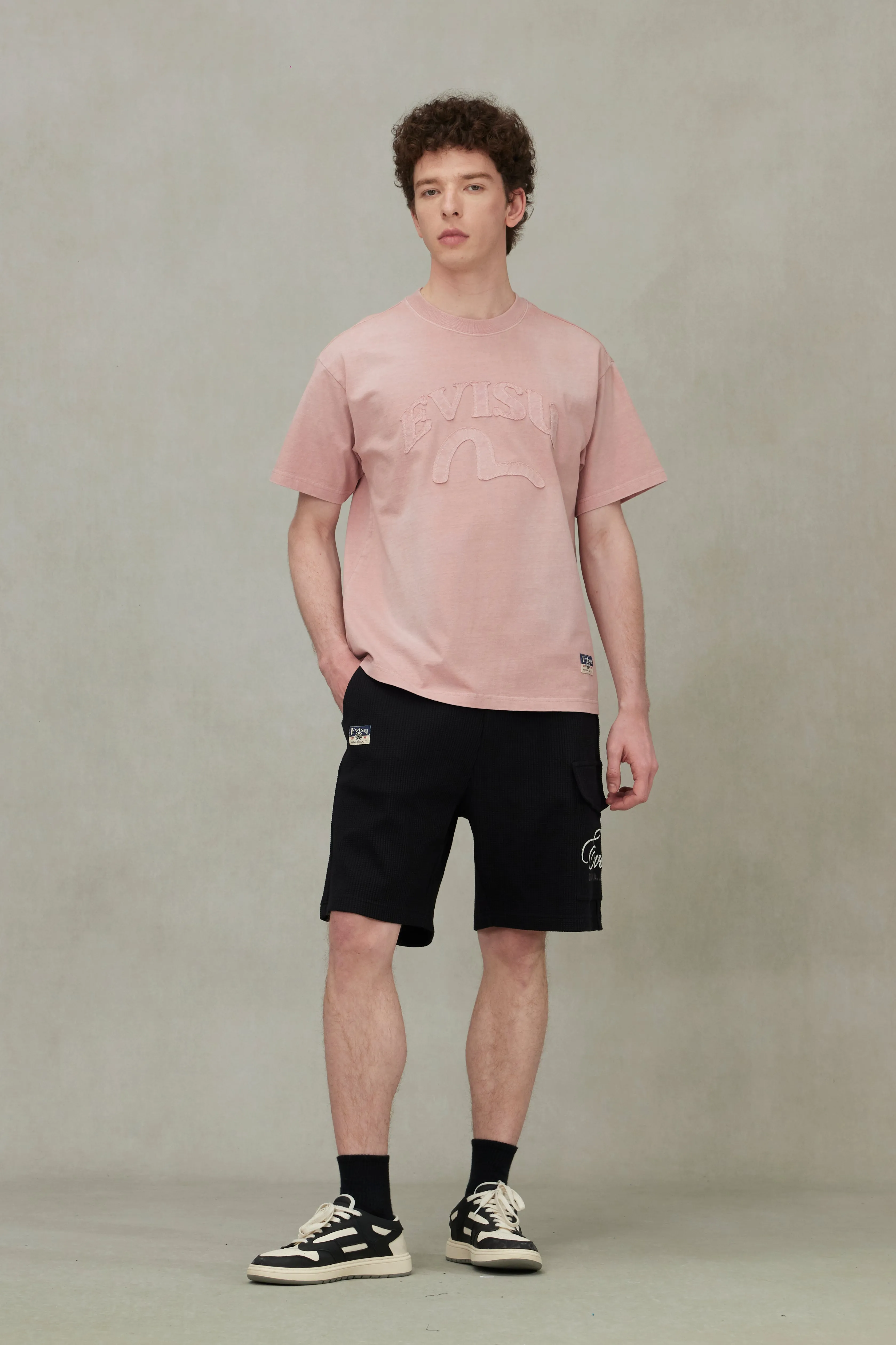 SPRING/ SUMMER COLLECTION 2025 Seagull and Logo Appliqué Embroidery Relax Fit T-Shirt