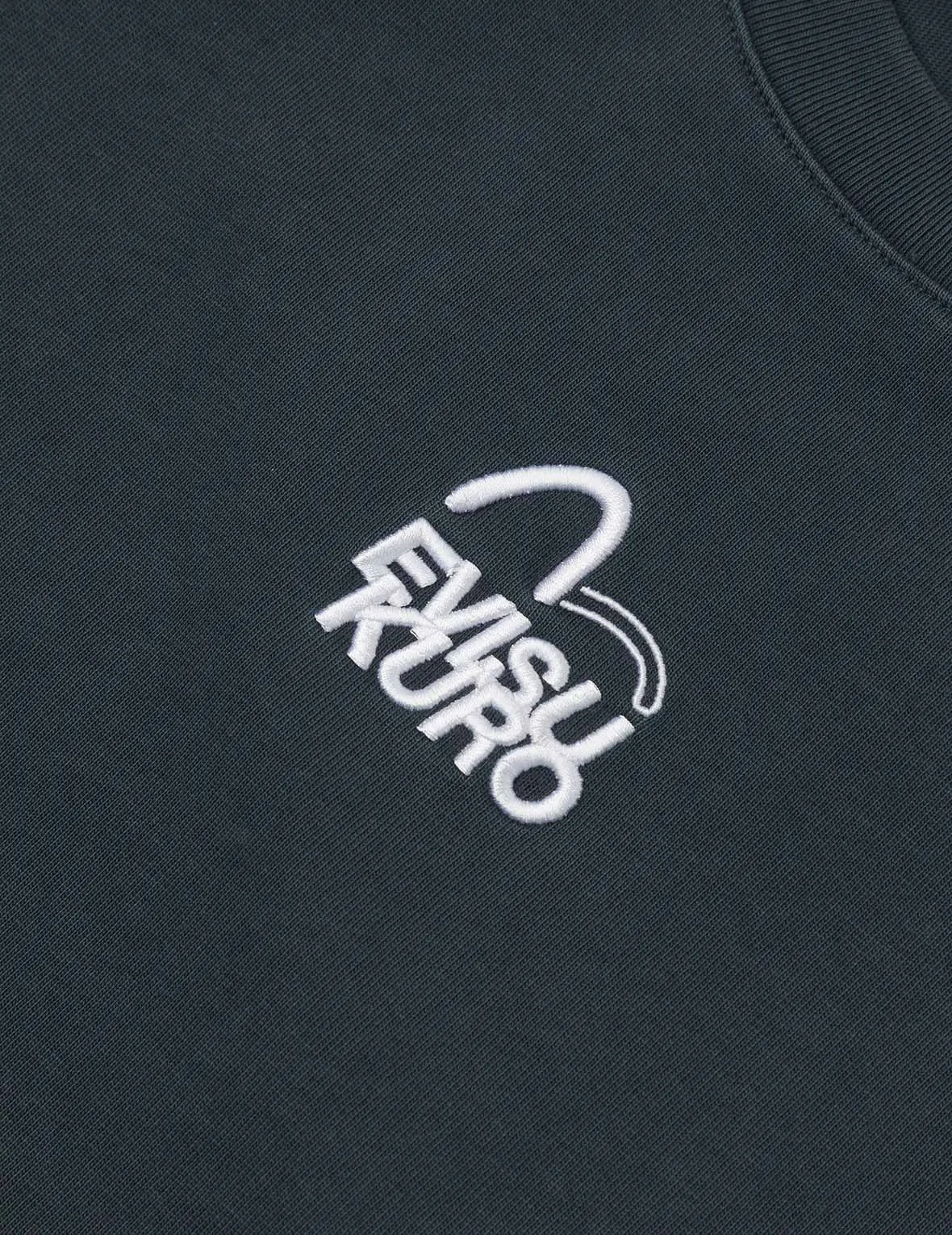 SPRING/ SUMMER COLLECTION 2025 Seagull and Logo Embroidery Oversized Garment Dye T-Shirt