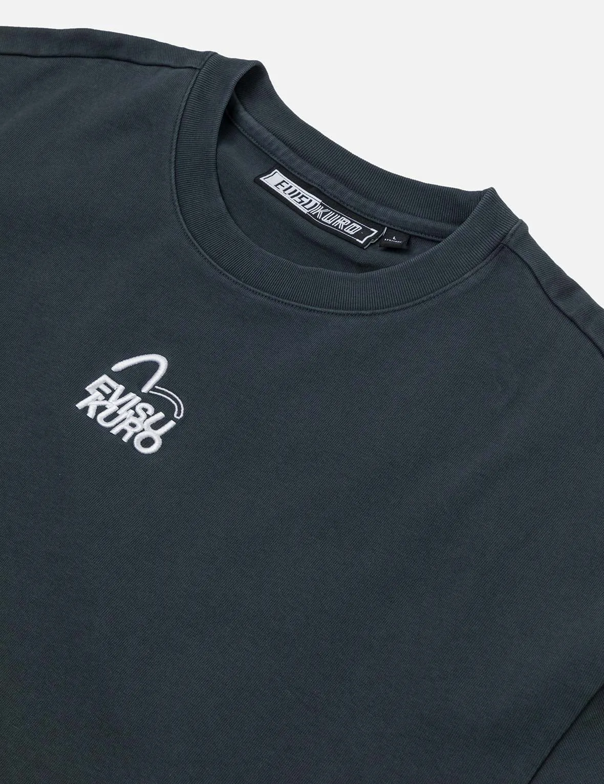 SPRING/ SUMMER COLLECTION 2025 Seagull and Logo Embroidery Oversized Garment Dye T-Shirt