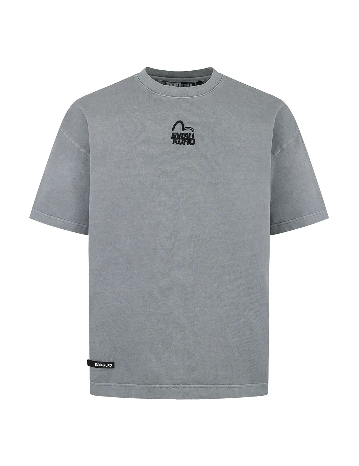 SPRING/ SUMMER COLLECTION 2025 Seagull and Logo Embroidery Oversized Garment Dye T-Shirt