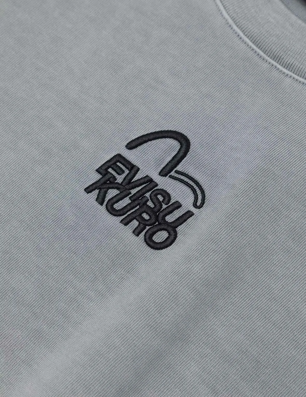 SPRING/ SUMMER COLLECTION 2025 Seagull and Logo Embroidery Oversized Garment Dye T-Shirt
