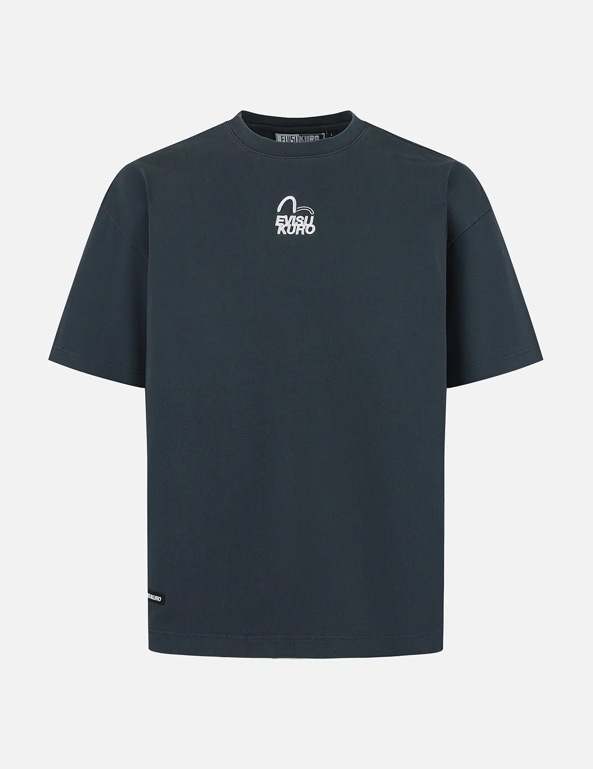 SPRING/ SUMMER COLLECTION 2025 Seagull and Logo Embroidery Oversized Garment Dye T-Shirt