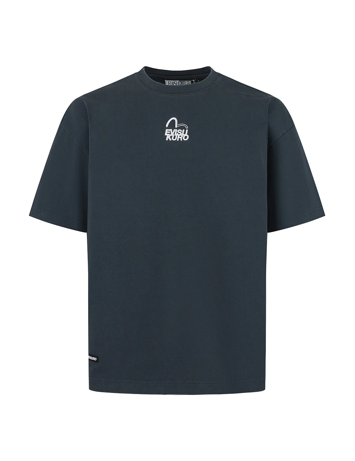 SPRING/ SUMMER COLLECTION 2025 Seagull and Logo Embroidery Oversized Garment Dye T-Shirt