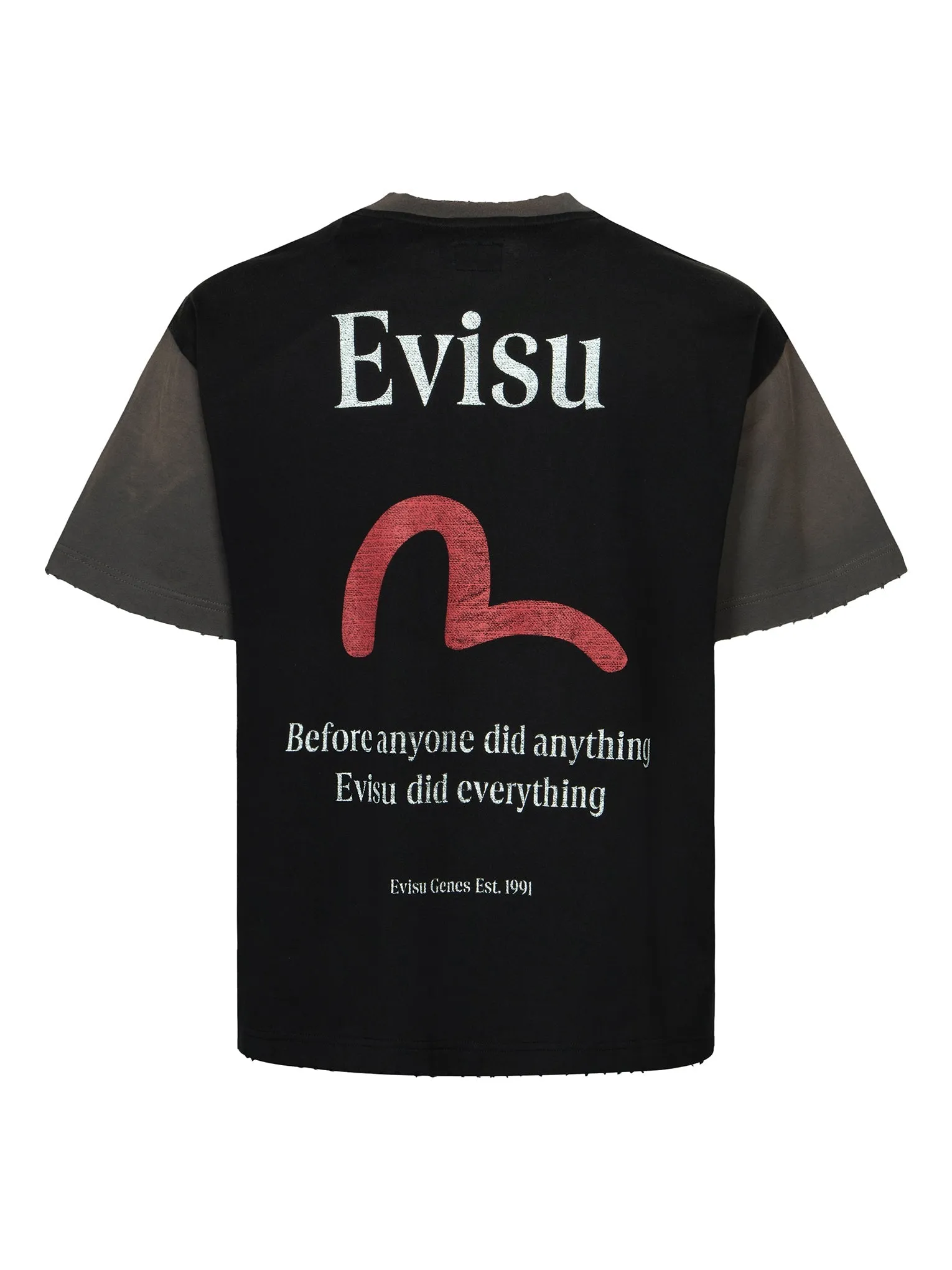 SPRING/ SUMMER COLLECTION 2025 Seagull and Logo Print Boxy T-shirt